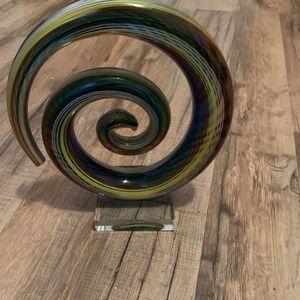 MURANO GLASSWARE GORGEOUS SWIRLED STATUE